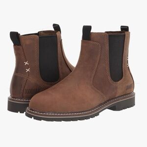 Kodiak Tan Leather Ankle Boots